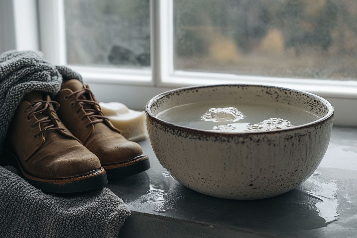 Comment enlever des taches de sel sur des chaussures d’hiver