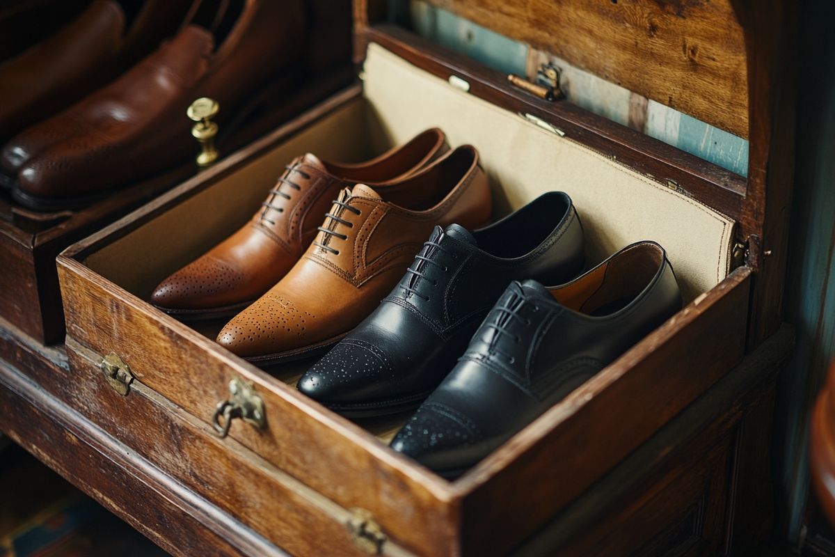 Rangement et conservation des chaussures en cuir