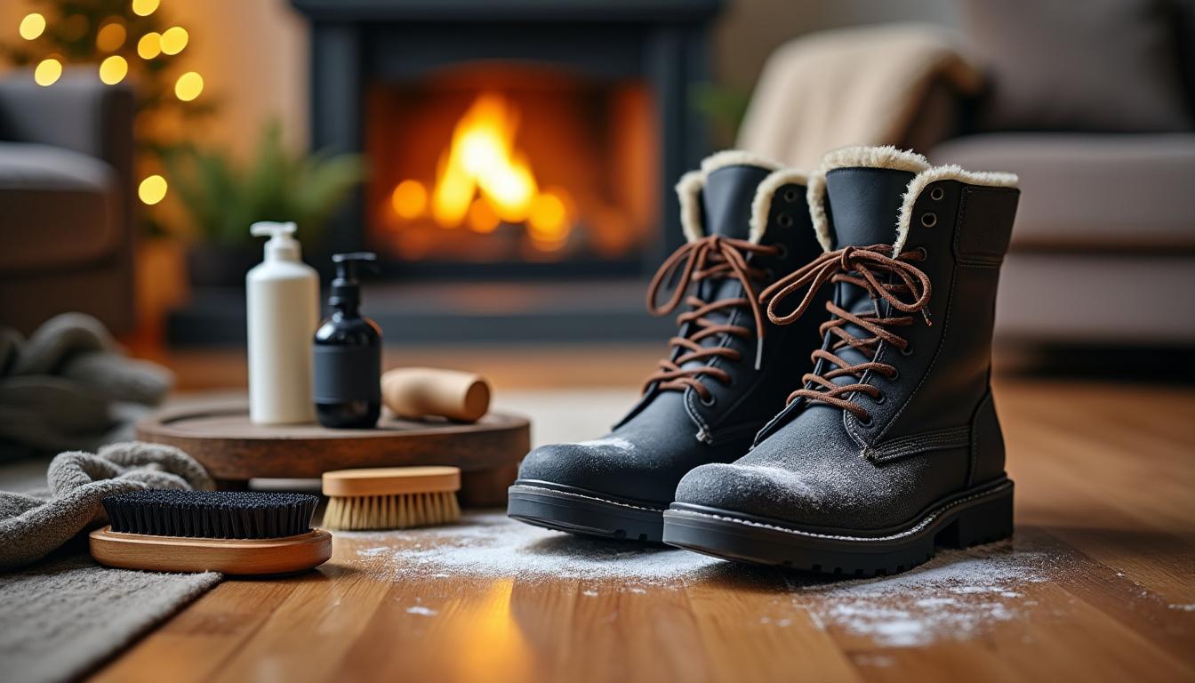 découvrez nos conseils pratiques pour préserver et entretenir vos chaussures pendant l'hiver : astuces de rangement, nettoyage et protection contre l'humidité et le sel.