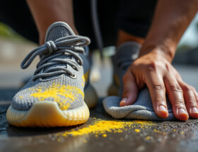 découvrez des astuces simples et efficaces pour enlever les traces jaunes sur les semelles de vos yeezy et leur redonner un aspect impeccable facilement chez vous.