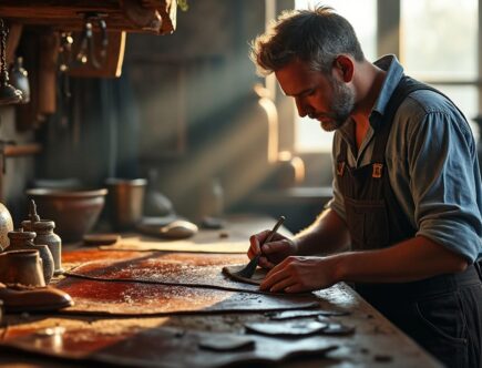 découvrez l'art ancestral de la teinture du cuir, une technique raffinée et oubliée de la cordonnerie artisanale. plongez dans l'univers du cuir travaillé à la main, entre savoir-faire traditionnel et passion authentique.