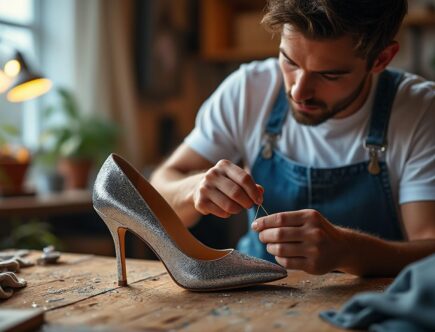 découvrez comment réparer facilement une chaussure abîmée en ajoutant des paillettes pour un résultat à la fois créatif et élégant. suivez nos conseils étape par étape !