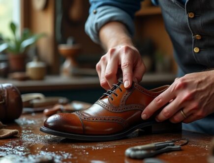 découvrez comment les cordonniers professionnels prennent soin des chaussures mouillées pour les sécher et les restaurer efficacement.