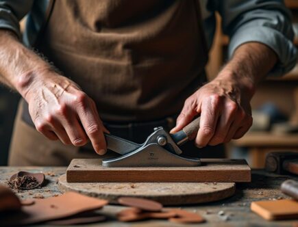 découvrez l'importance souvent ignorée du tranchet dans l'atelier du cordonnier, un outil essentiel pour la fabrication et la réparation des chaussures.