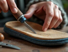 apprenez comment réparer facilement une semelle de pantoufle usée pour prolonger la durée de vie de vos chaussures confortables.