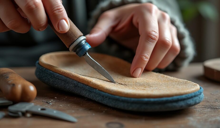 apprenez comment réparer facilement une semelle de pantoufle usée pour prolonger la durée de vie de vos chaussures confortables.