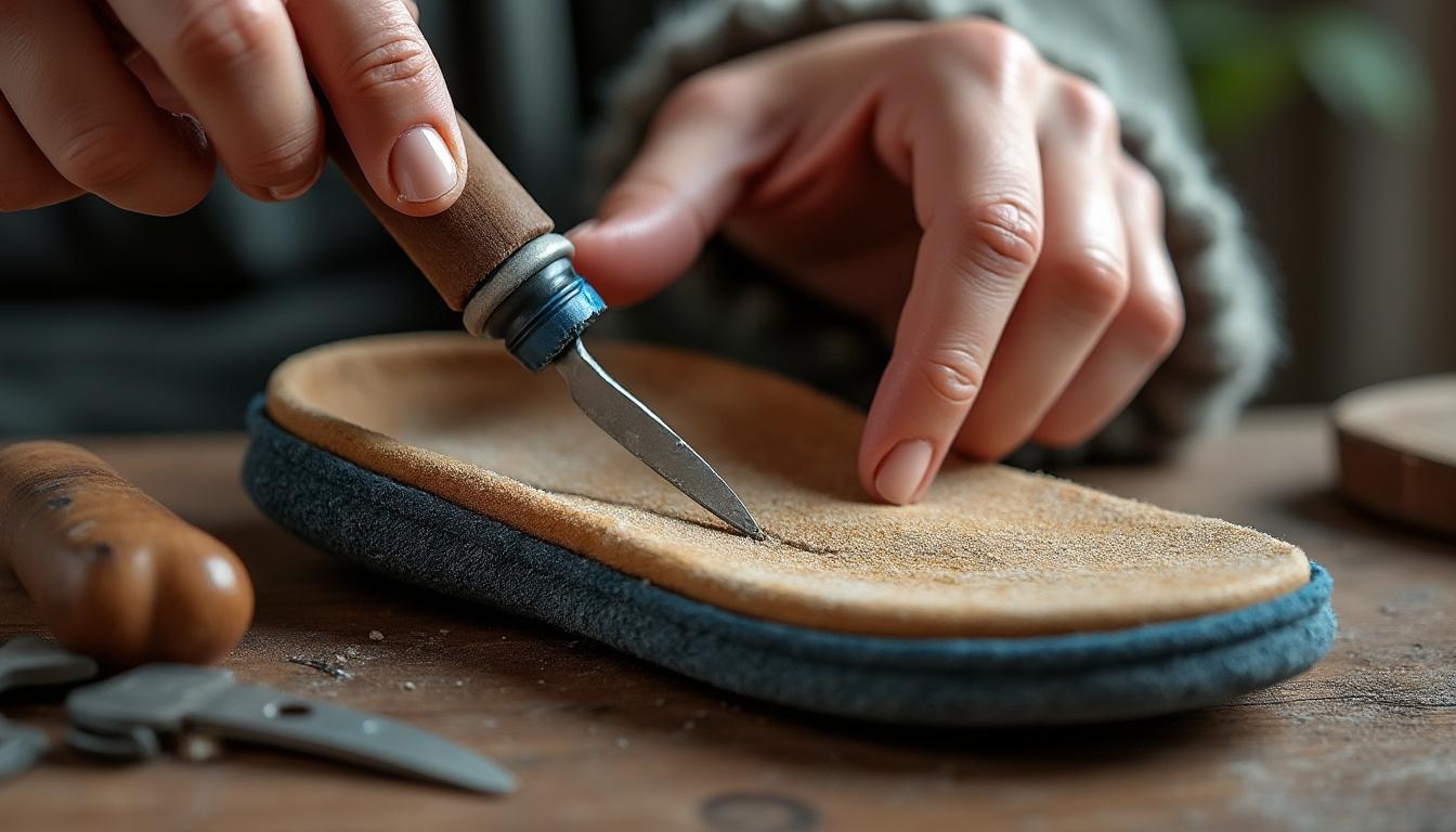 apprenez comment réparer facilement une semelle de pantoufle usée pour prolonger la durée de vie de vos chaussures confortables.
