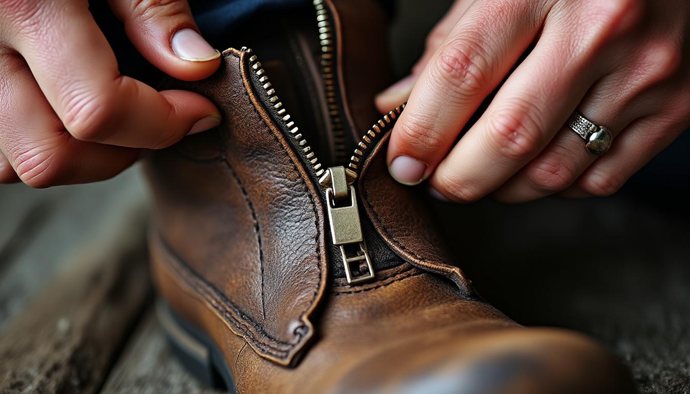 découvrez une méthode simple pour réparer une fermeture éclair cassée sur vos bottes et leur redonner vie rapidement.