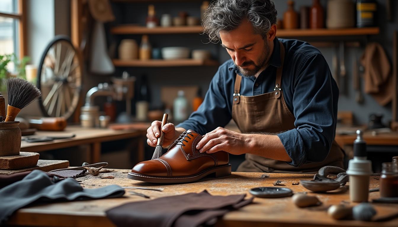 découvrez comment restaurer une patine endommagée sur vos chaussures septième largeur grâce à nos conseils experts pour redonner éclat et élégance à votre cuir.