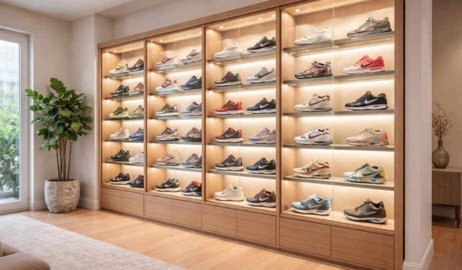 découvrez comment organiser votre armoire à sneakers de manière professionnelle pour gérer votre collection comme un véritable magasin.