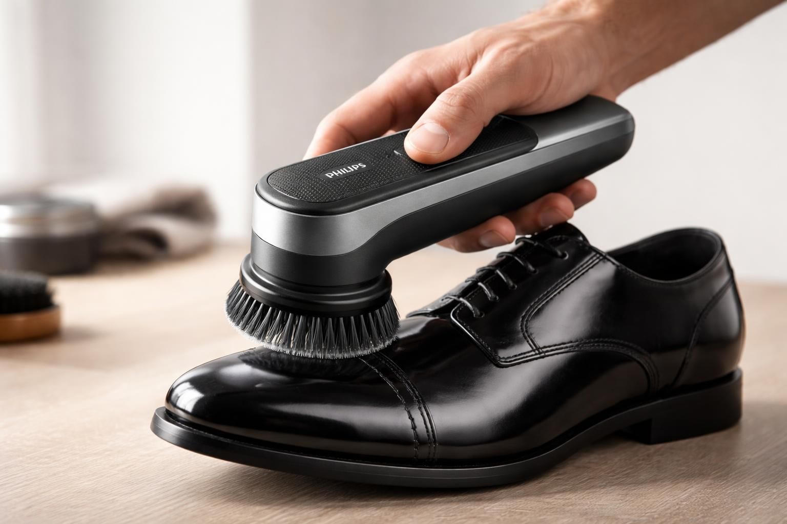 découvrez la brosse à chaussure philips, l'outil idéal pour un entretien rapide et impeccable de vos chaussures. gagnez du temps tout en gardant vos souliers comme neufs.