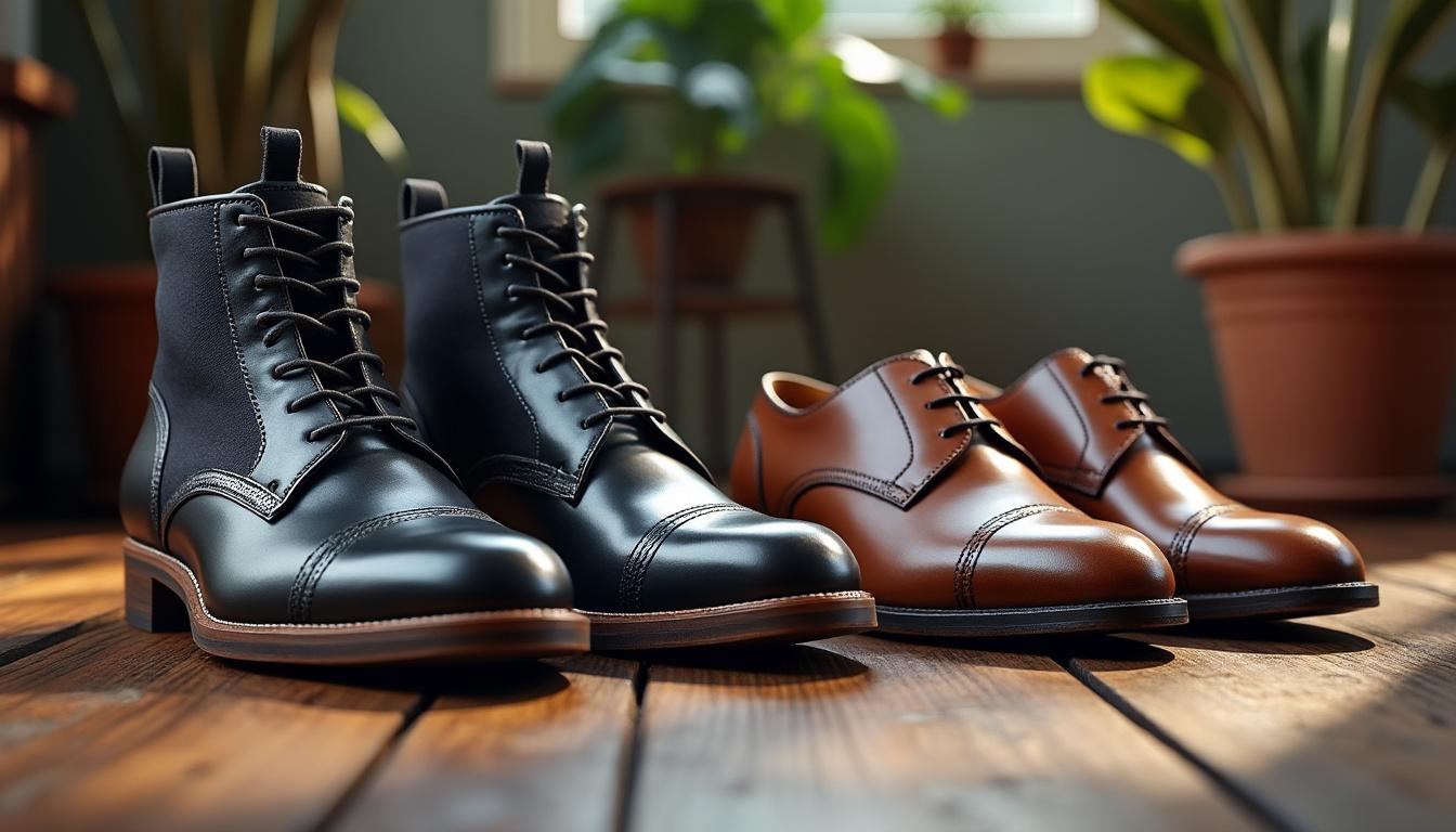 découvrez quelles chaussures, entre bottines et derbies, vieillissent le mieux avec le temps et comment bien les entretenir pour prolonger leur durée de vie.