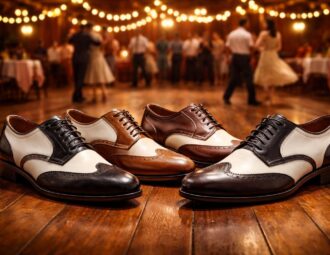 découvrez notre sélection de chaussures guinguette bicolores pour homme, parfaites pour danser et profiter des bals avec style et confort.