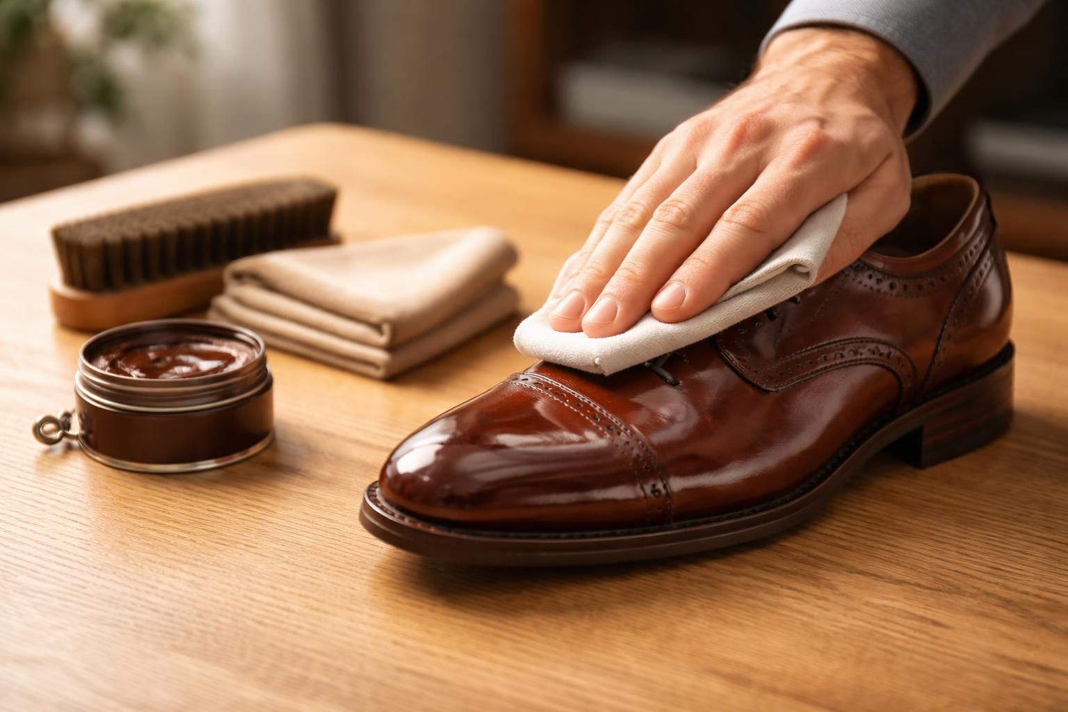 découvrez les meilleures astuces pour entretenir vos chaussures en cuir ciré et leur redonner éclat et brillance durable.