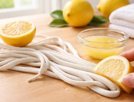 découvrez comment nettoyer facilement vos lacets avec du citron pour leur redonner éclat et fraîcheur naturellement.
