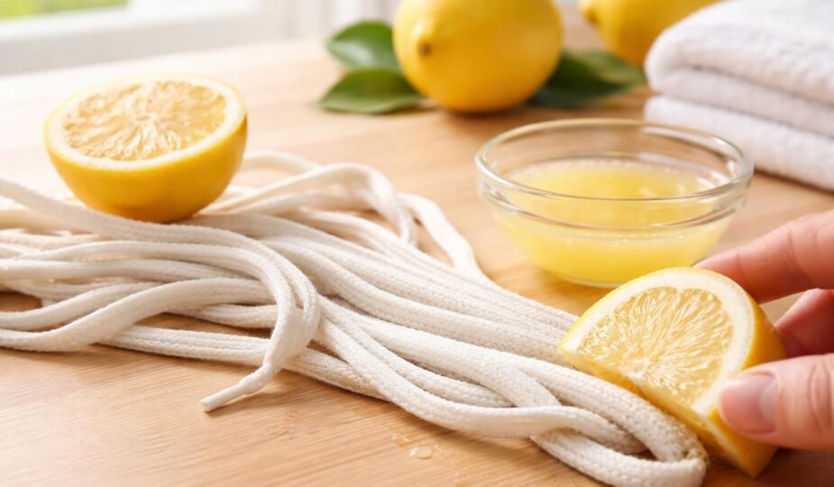 découvrez comment nettoyer facilement vos lacets avec du citron pour leur redonner éclat et fraîcheur naturellement.