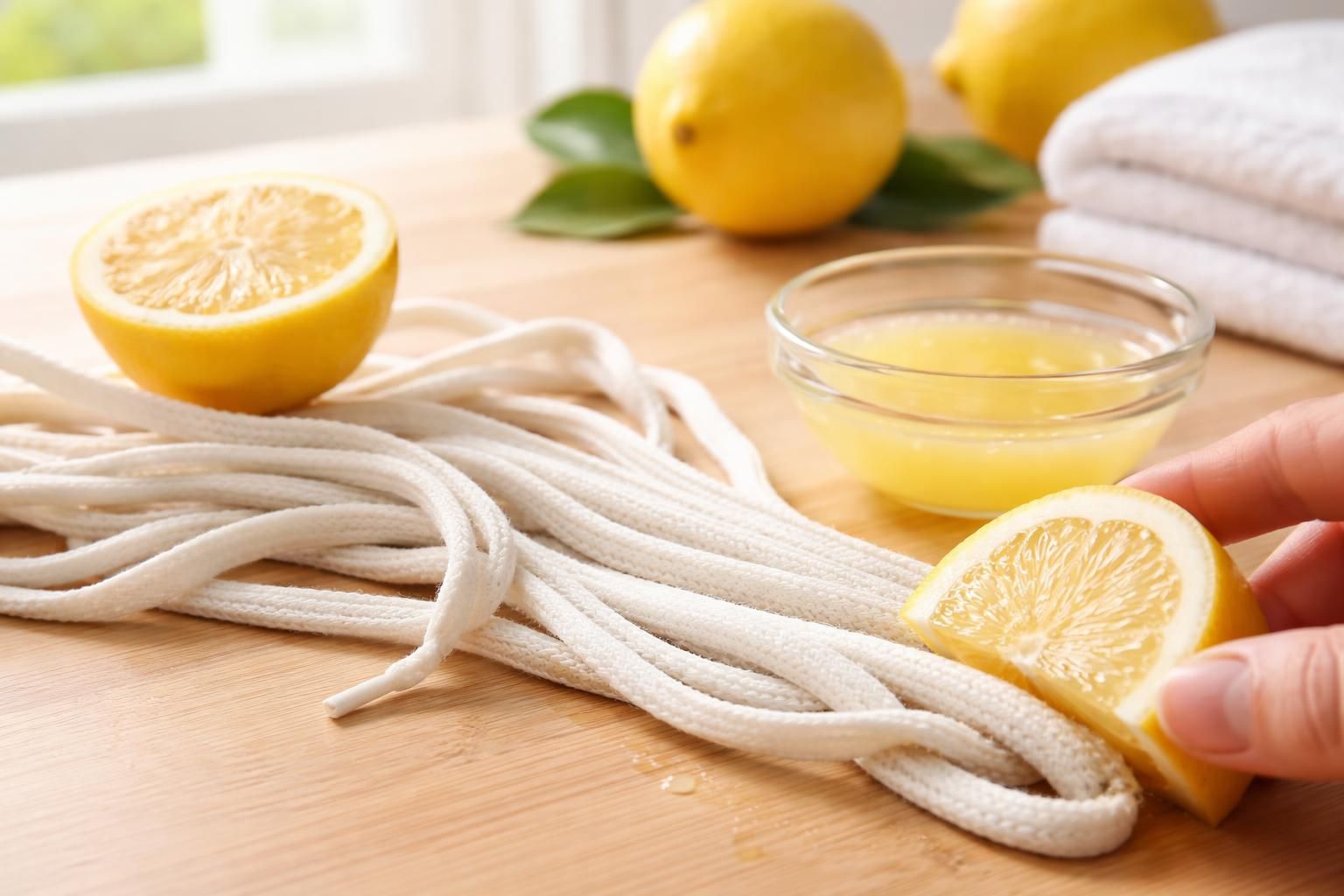 découvrez comment nettoyer facilement vos lacets avec du citron pour leur redonner éclat et fraîcheur naturellement.