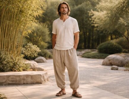 découvrez comment choisir les chaussures parfaites pour accompagner un sarouel homme et adopter un style zen, alliant confort et élégance décontractée.