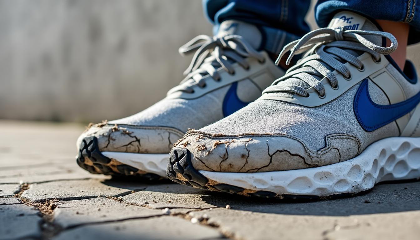 découvrez comment réparer efficacement une semelle nike react effondrée pour redonner confort et performance à vos chaussures.