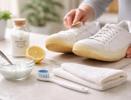 découvrez nos solutions efficaces pour redonner blancheur et éclat à vos semelles blanches jaunies. nos astuces miracles pour un résultat impeccable.