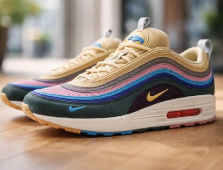 découvrez l'histoire unique des sneakers sean wotherspoon air max 1/97, célèbres pour leur design en velours coloré alliant style vintage et modernité.