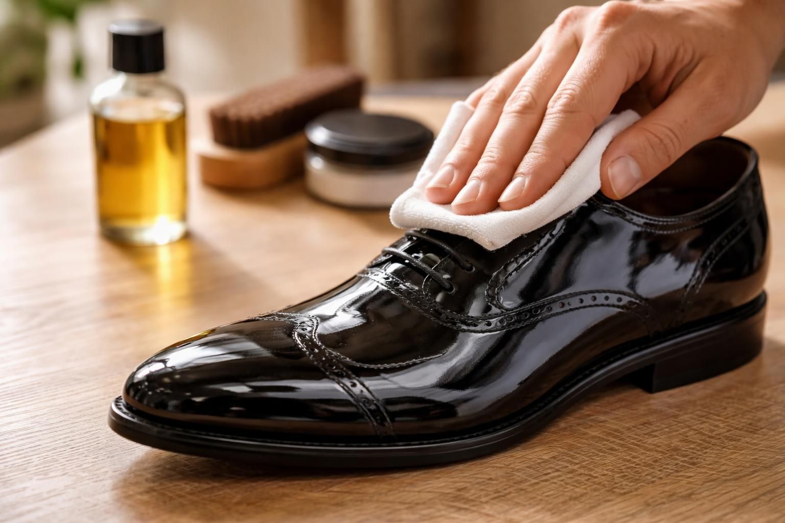 découvrez comment utiliser de l'huile pour chaussures vernies sans risquer de les ternir. astuces et conseils pour entretenir vos souliers brillants avec soin.