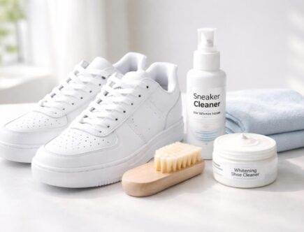 découvrez quel produit choisir pour blanchir efficacement vos chaussures et retrouver des baskets éclatantes de propreté.