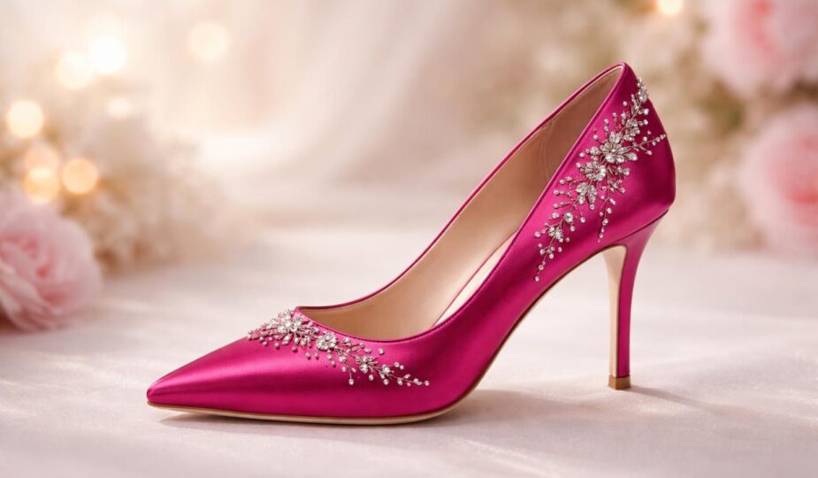 découvrez notre collection de chaussures de mariage fuchsia pour apporter une touche de couleur et d'audace à votre grand jour. osez l'originalité avec style et élégance.