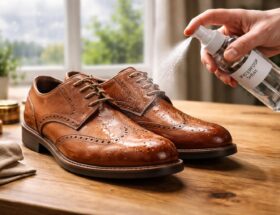 découvrez comment imperméabiliser efficacement vos chaussures en cuir pour les protéger de la pluie et assurer leur longévité.