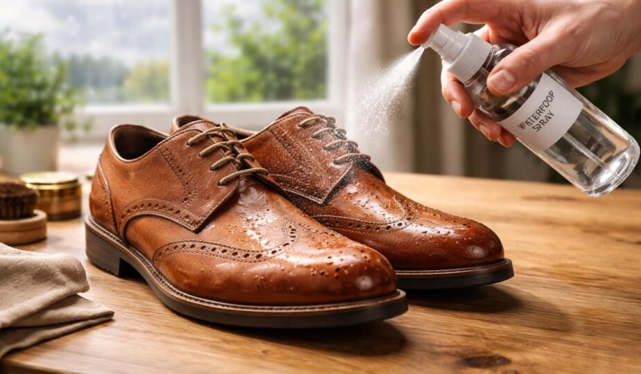 découvrez comment imperméabiliser efficacement vos chaussures en cuir pour les protéger de la pluie et assurer leur longévité.