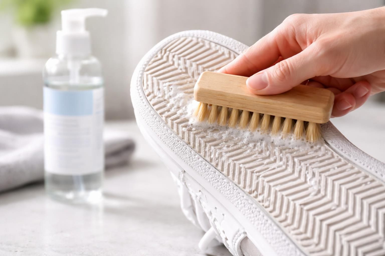 découvrez des astuces simples et efficaces pour nettoyer facilement la semelle de vos baskets blanches et leur redonner tout leur éclat.
