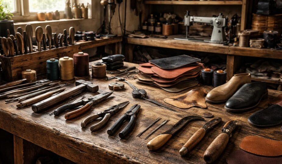 découvrez notre équipement de cordonnier à vendre, idéal pour ouvrir votre atelier et démarrer votre activité avec du matériel professionnel de qualité.