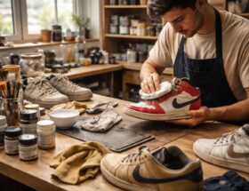 apprenez à redonner vie à vos vieilles sneakers grâce à notre formation en rénovation. maîtrisez les techniques pour restaurer, nettoyer et personnaliser vos chaussures préférées.