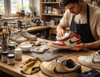 apprenez à redonner vie à vos vieilles sneakers grâce à notre formation en rénovation. maîtrisez les techniques pour restaurer, nettoyer et personnaliser vos chaussures préférées.