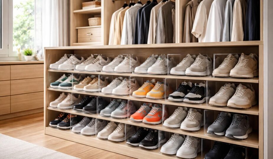 découvrez des astuces pratiques pour organiser vos sneakers et optimiser l'espace dans votre dressing. gagnez de la place tout en gardant vos chaussures bien rangées et faciles d'accès.