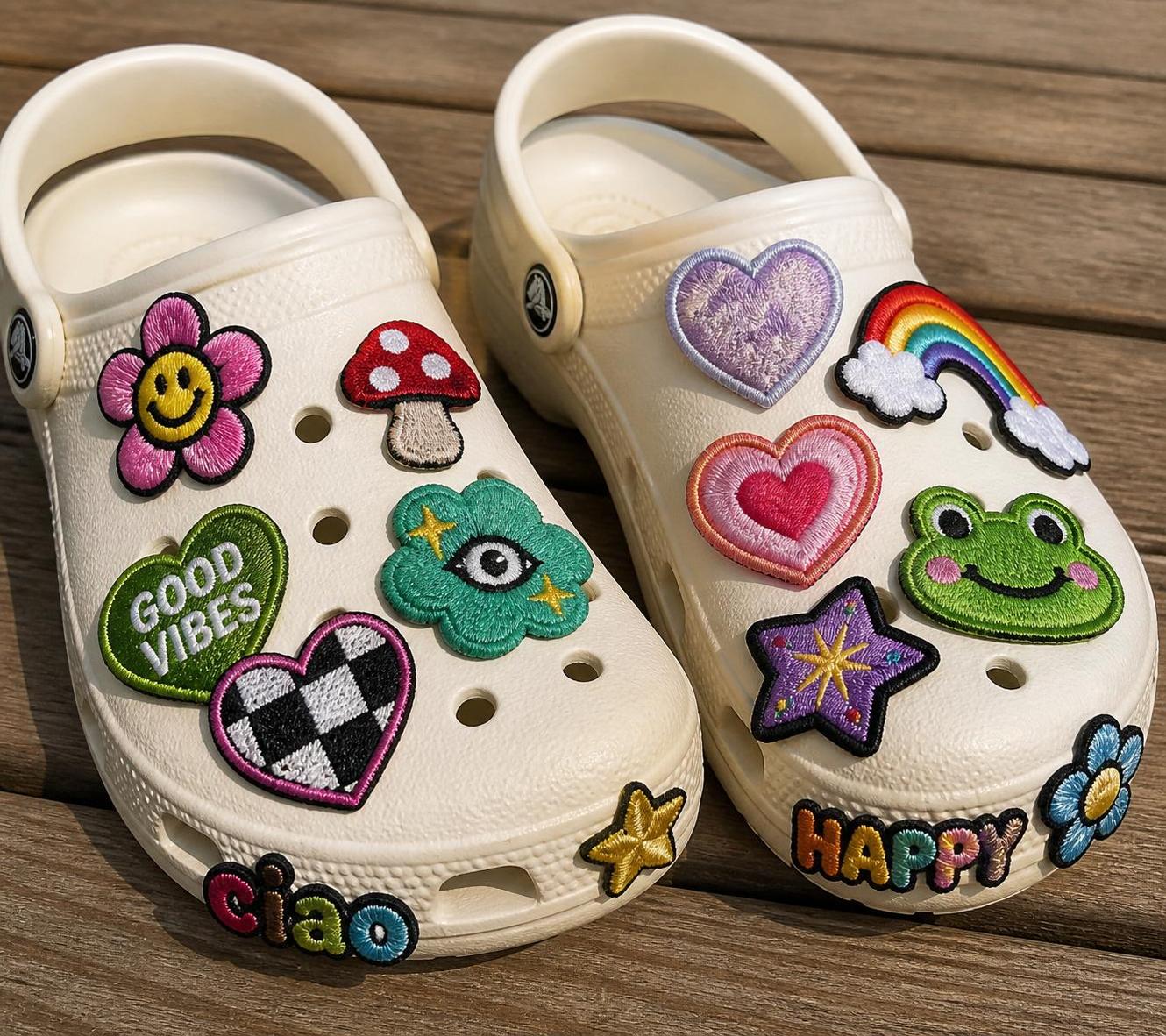 découvrez si vous pouvez customiser vos crocs en y cousant des patchs pour un style unique et personnalisé.