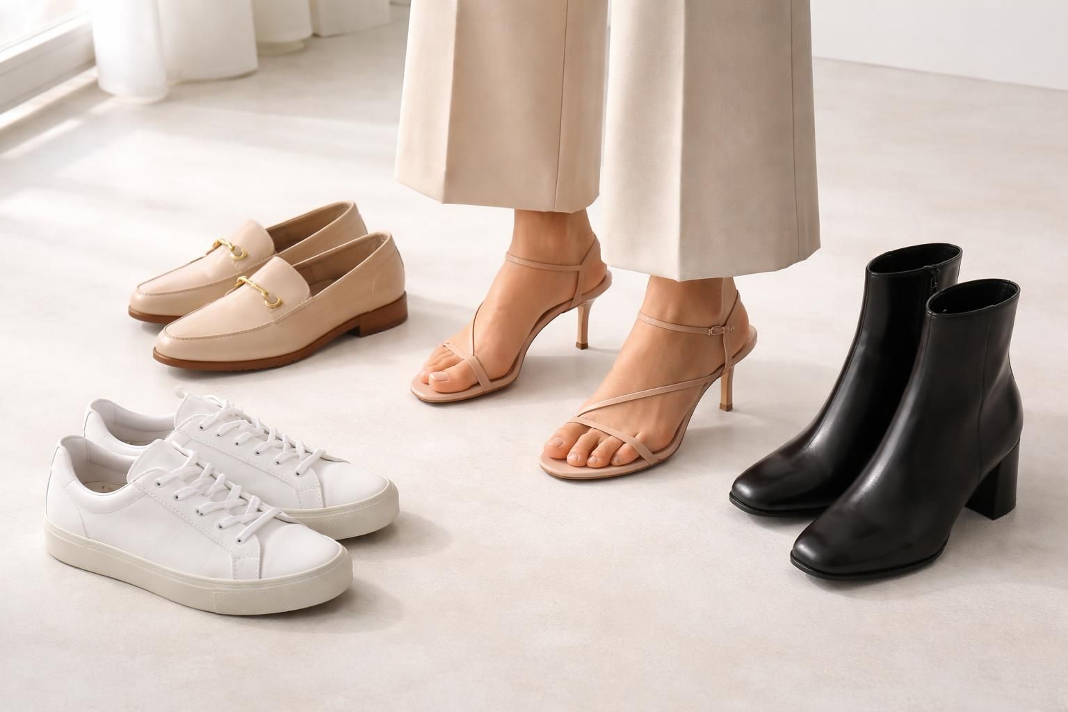 découvrez quelles chaussures choisir pour sublimer votre pantalon large et adopter un style tendance et harmonieux au quotidien.