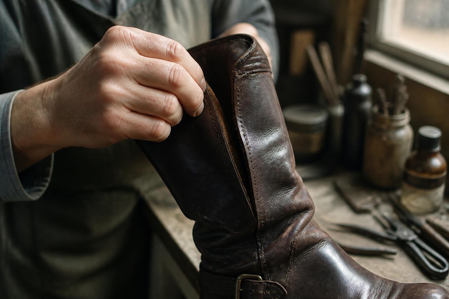découvrez comment réparer facilement une tige fendue sur vos bottes montantes pour leur redonner un aspect neuf et prolonger leur durée de vie.