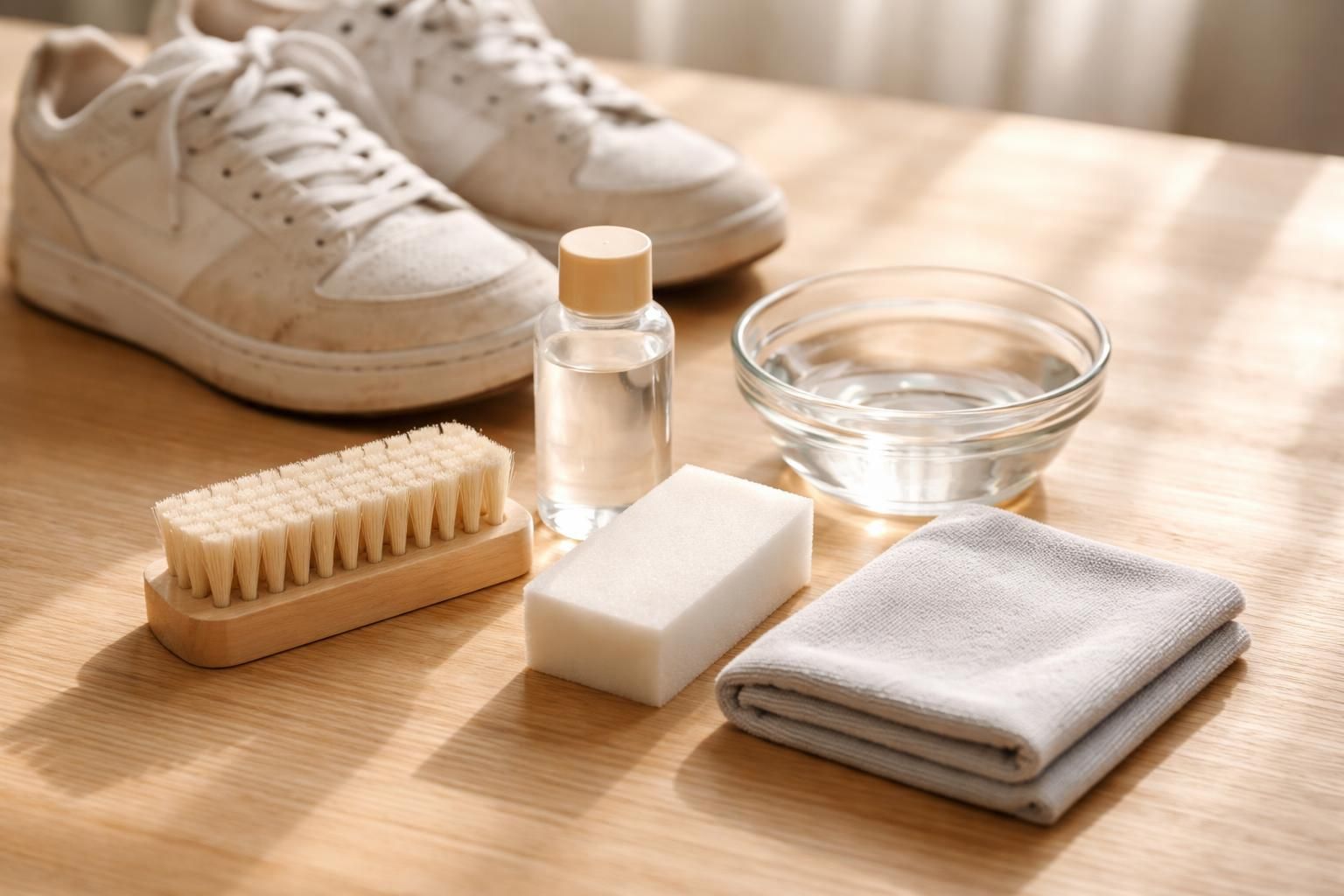 découvrez notre kit de nettoyage pour sneakers, avec tous les accessoires indispensables pour entretenir et prolonger la durée de vie de vos chaussures préférées.