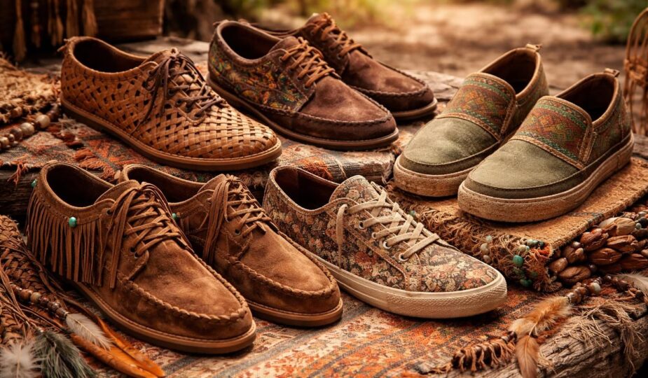 découvrez notre sélection de chaussures hippie pour homme, alliant style vintage et esprit bohème pour un look unique et tendance à adopter dès maintenant.