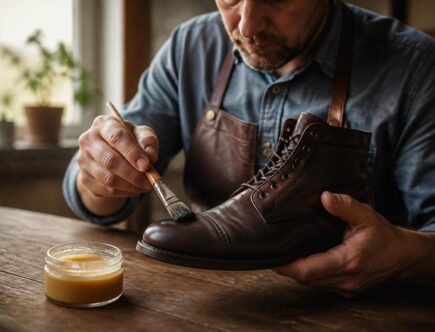 découvrez comment étanchéifier naturellement vos chaussures en cuir pour les protéger de l'eau tout en préservant leur qualité et leur apparence.