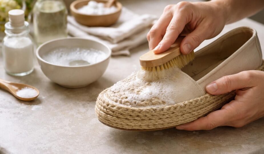 découvrez nos astuces simples et efficaces pour nettoyer les semelles en corde de vos espadrilles préférées et leur redonner un éclat comme neuf.
