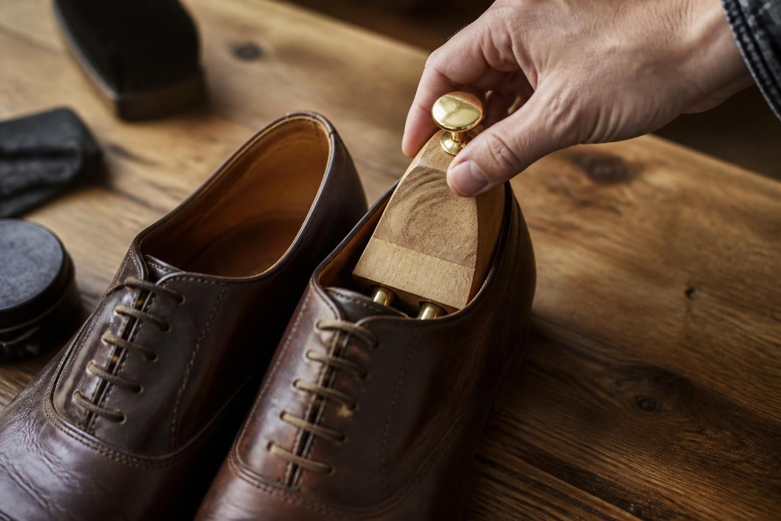 découvrez comment les embauchoirs contribuent à prolonger la durée de vie de vos chaussures en maintenant leur forme et en évitant les déformations.