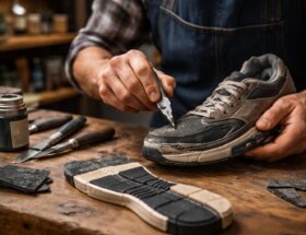 découvrez nos services de réparation de semelle en caoutchouc pour redonner vie à vos baskets préférées. qualité et durabilité garanties.