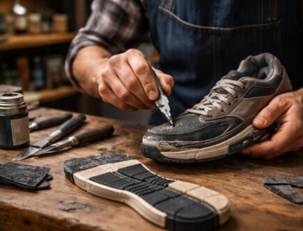 découvrez nos services de réparation de semelle en caoutchouc pour redonner vie à vos baskets préférées. qualité et durabilité garanties.