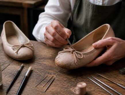 apprenez comment restaurer efficacement vos ballerines pretty ballerinas en satin abîmé pour leur redonner éclat et élégance.
