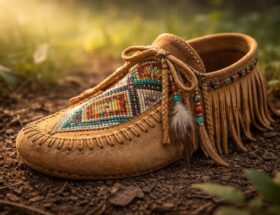 découvrez l'histoire et les traditions des chaussures amérindiennes, entre mocassin authentique et savoir-faire ancestral.