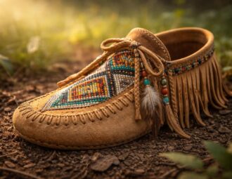 découvrez l'histoire et les traditions des chaussures amérindiennes, entre mocassin authentique et savoir-faire ancestral.