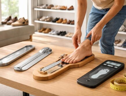 découvrez comment trouver la bonne pointure de chaussure grâce à nos outils de mesure précis et faciles à utiliser pour un confort optimal.