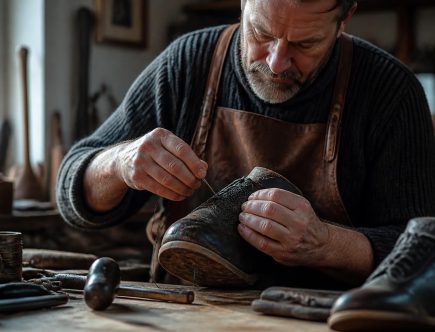 découvrez comment les cordonniers réparent et recousent le mesh avec précision pour restaurer la durabilité et l'esthétique de vos chaussures.